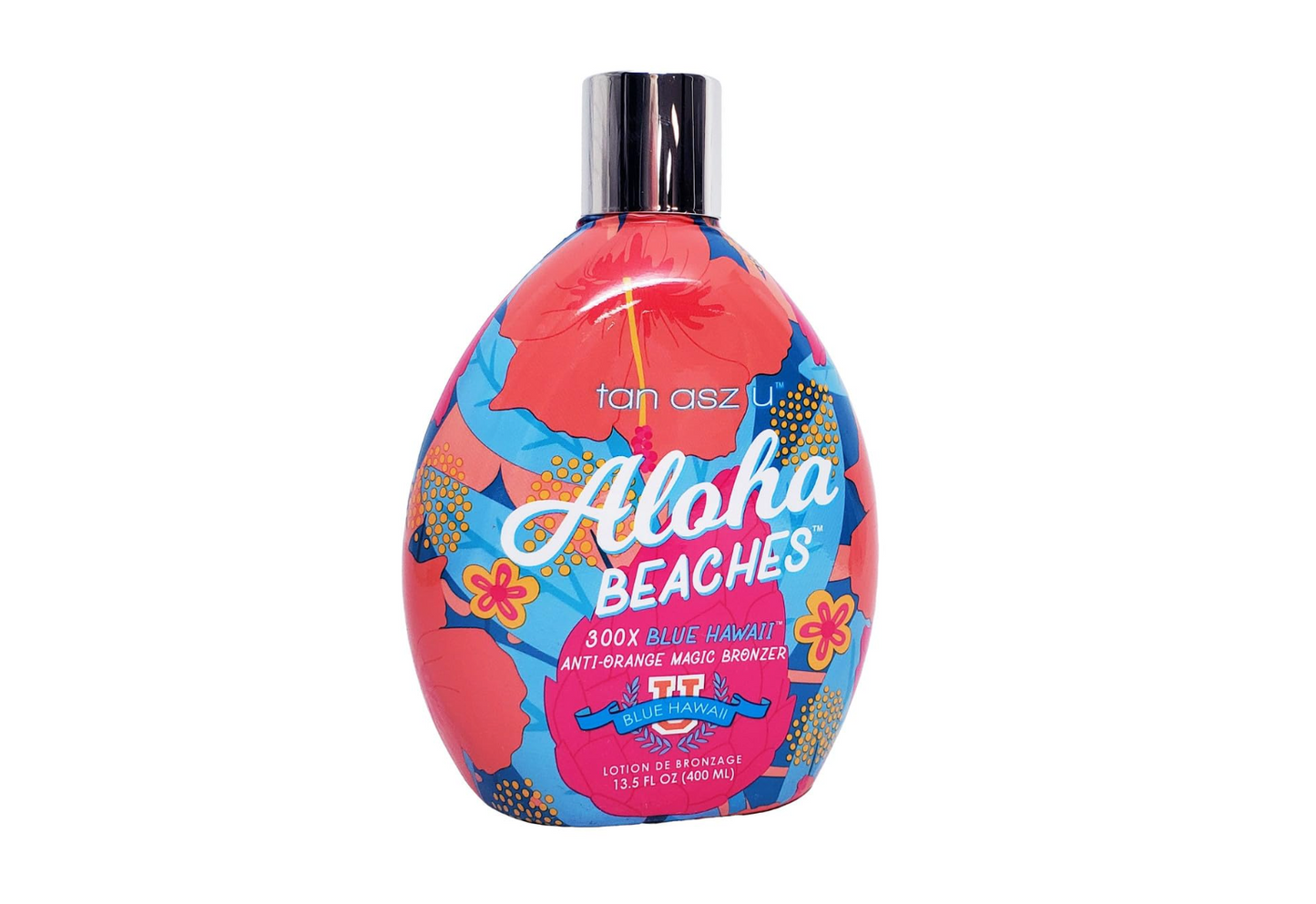 Aloha Beaches 300X Blue Hawaii Bronzer Tanning Lotion 13.5 oz