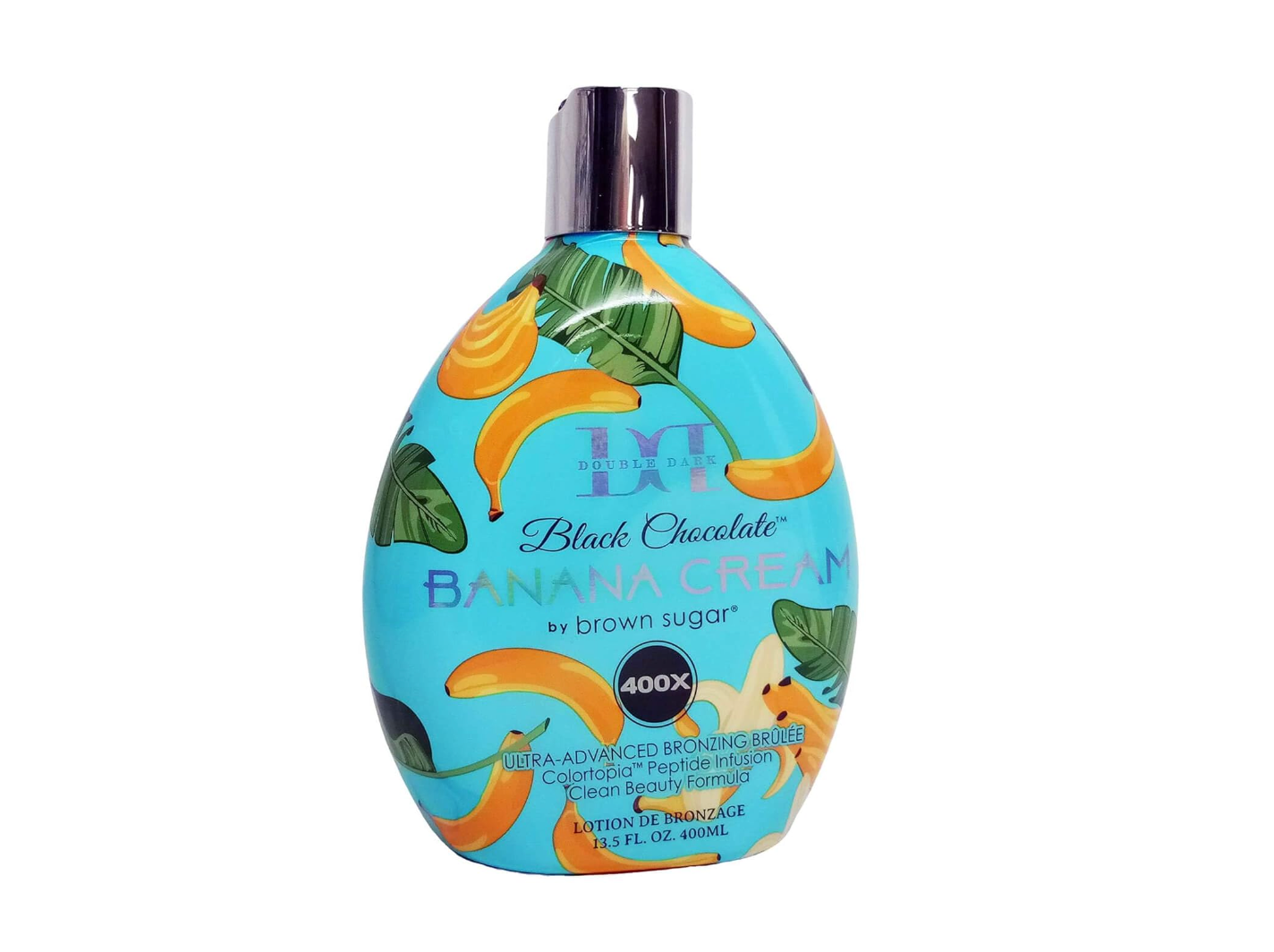 Brown Sugar Double Dark Black Chocolate Banana Cream 400x Ultra Advance Bronzing (13.5 Ounce)