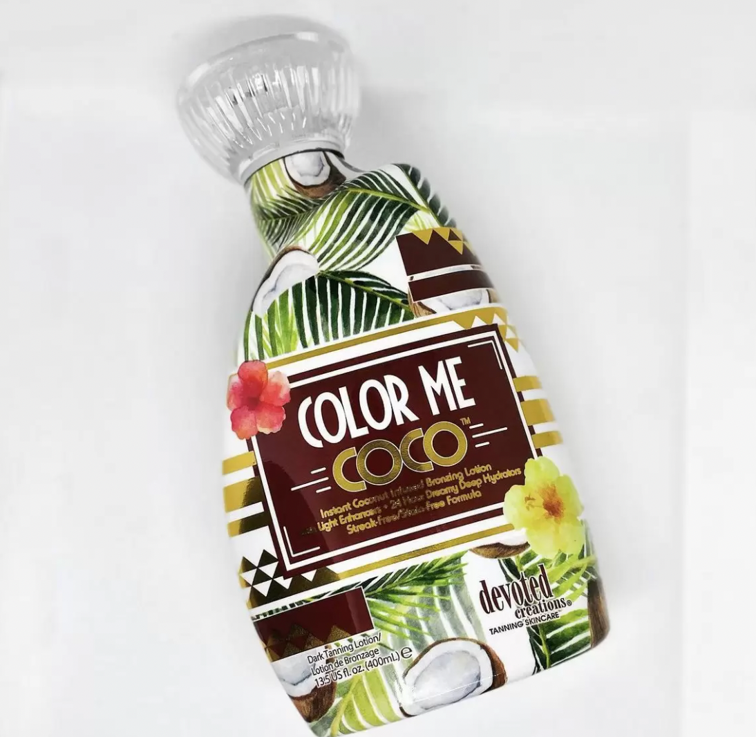 Devoted Creations Color Me Coco Bronzer Tanning Lotion 13.5 oz