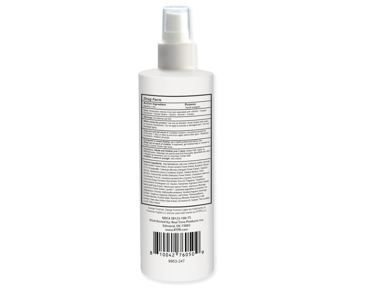 Real Time Pain Relief Knockout Formula - 12oz Spray