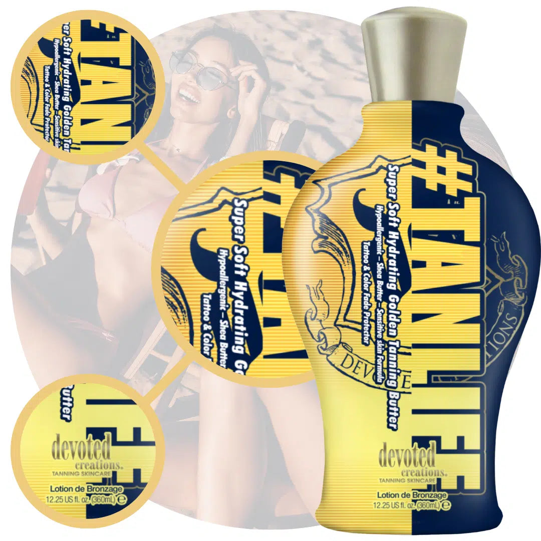 Devoted Creations #TANLIFE Hydrating Tanning Butter - 12.25 oz.