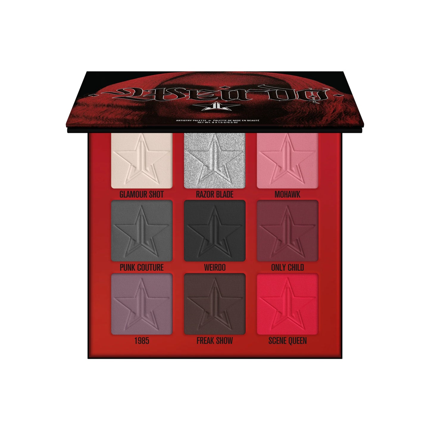 Jeffree Star Cosmetics Mini Eyeshadow Bundle Weirdo, Star Ranch & Mini Controversy