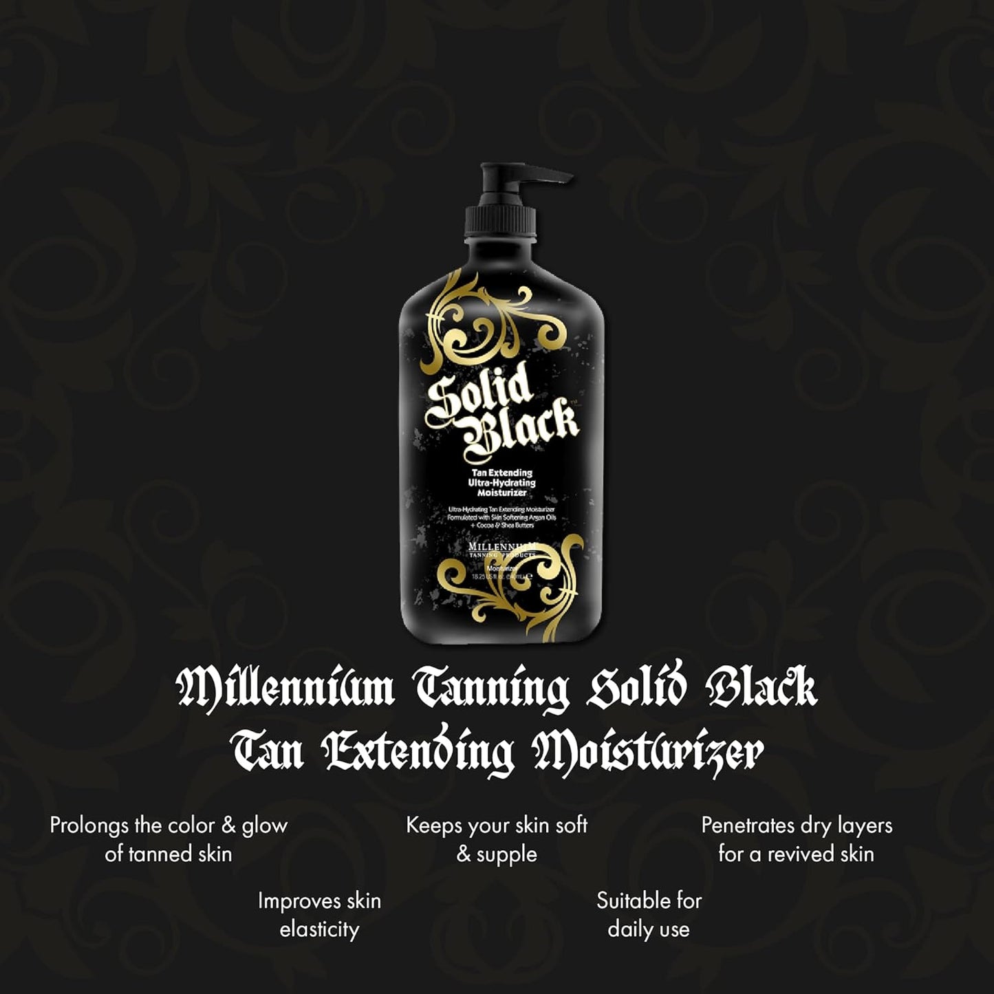 Millennium Tanning Products, Solid Black 100x (13.5 oz) and Insanely Black 60x (13.5 oz)