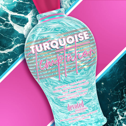 Devoted Creations Turquoise Temptation Indoor and Outdoor Tanning Lotion 12.25 oz