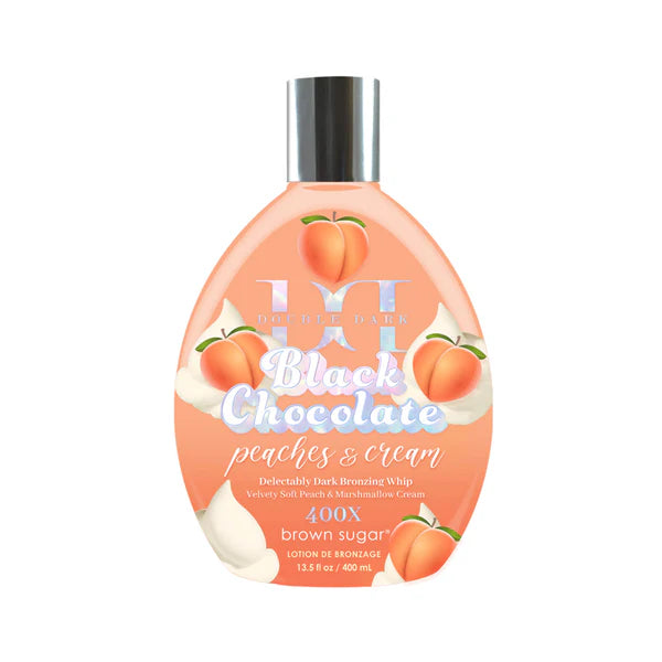 Brown Sugar Peaches & Cream 400X Double Dark Black Chocolate Bronzing Whip 13.5oz