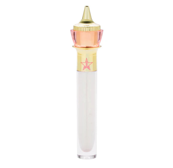 Jeffree Star Cosmetics The Gloss SKY HIGH ~ Metallic icy white with pale green and gold reflects