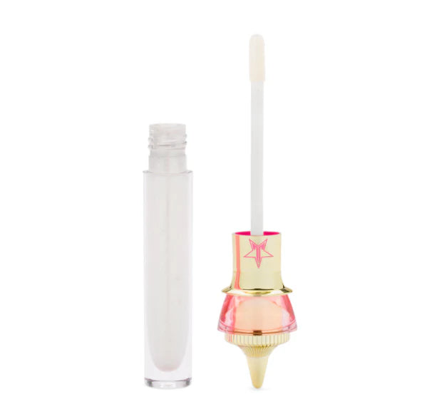 Jeffree Star Cosmetics The Gloss SKY HIGH ~ Metallic icy white with pale green and gold reflects