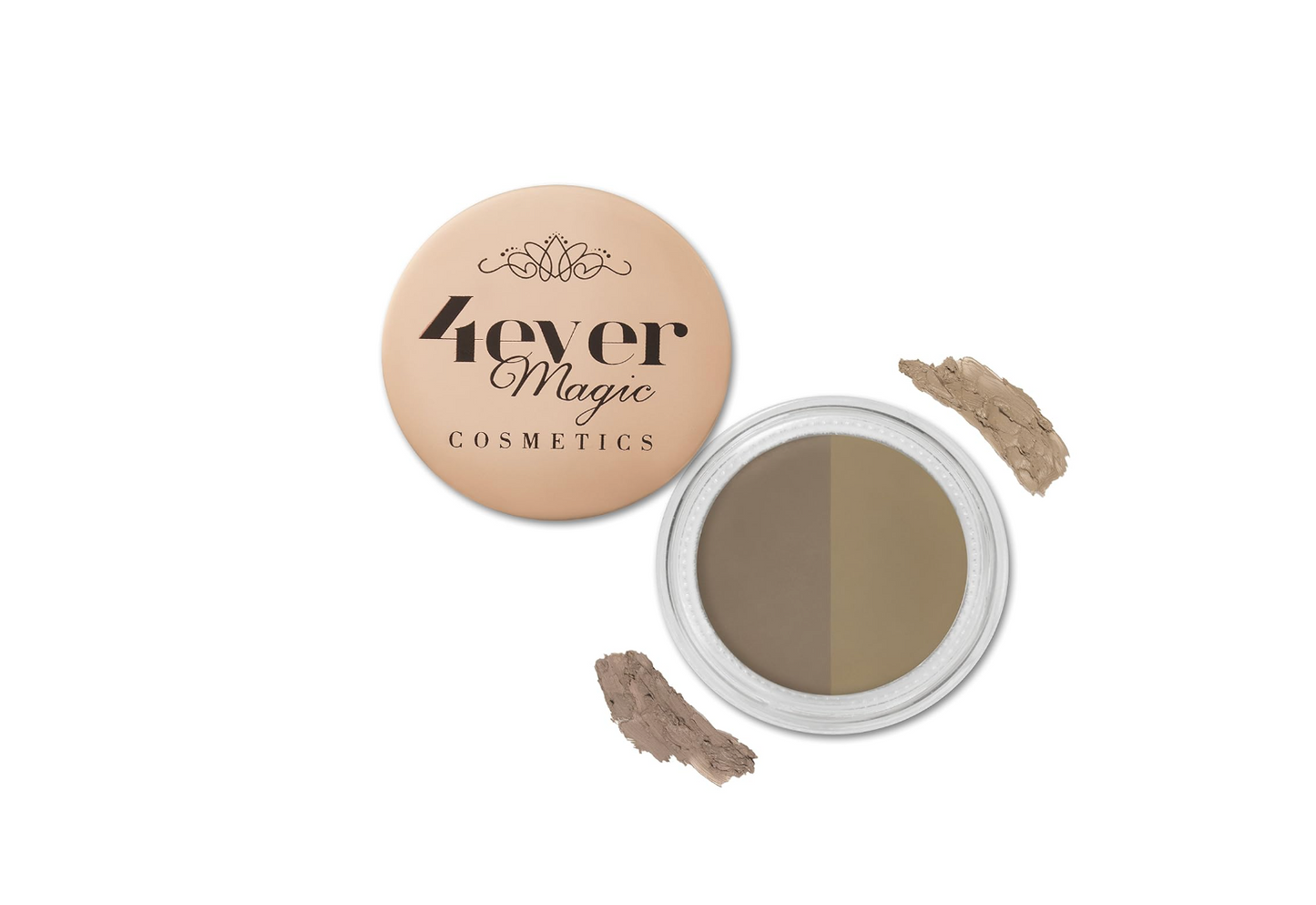 4ever Magic Cosmetics Double Shade Seductive Eyebrow Gel, Mystical Taupe