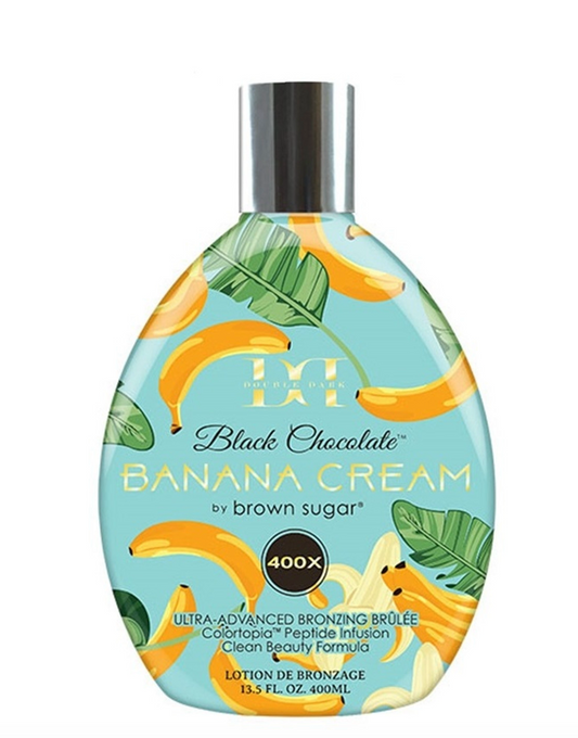 Brown Sugar Double Dark Black Chocolate Banana Cream 400x Ultra Advance Bronzing (13.5 Ounce)