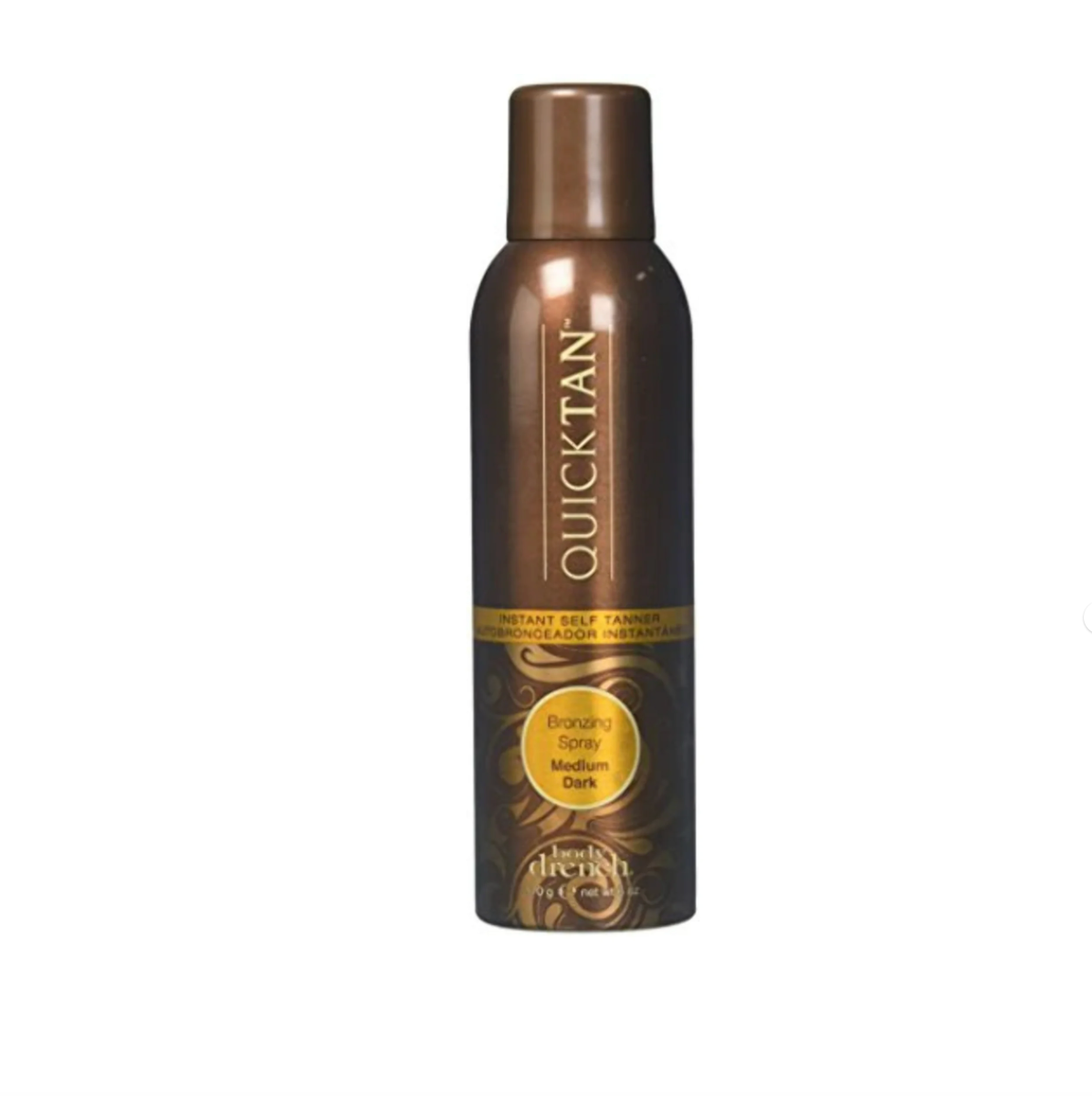 Body Drench QuickTan Bronzing Spray Instant Self Tanner, Medium/Dark, 6 Fl Oz (Pack of 3)