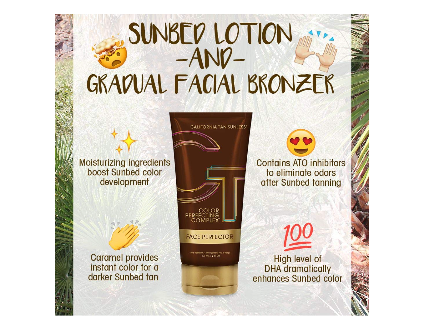 California Tan COLOR PERFECTING COMPLEX FACE PERFECTOR 2oz
