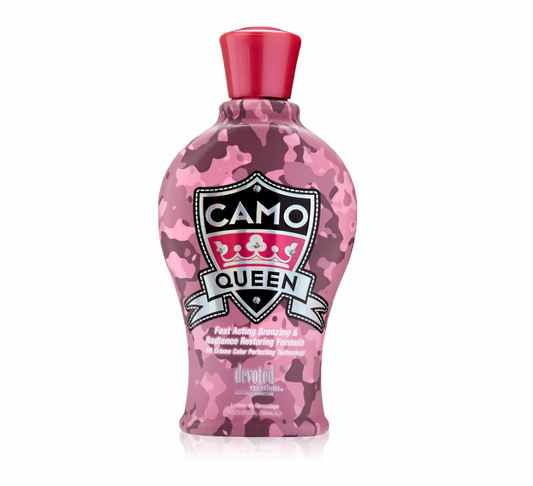 Devoted Creations Camo Queen Bronzing Lotion, 12.25 Fluid Ounce