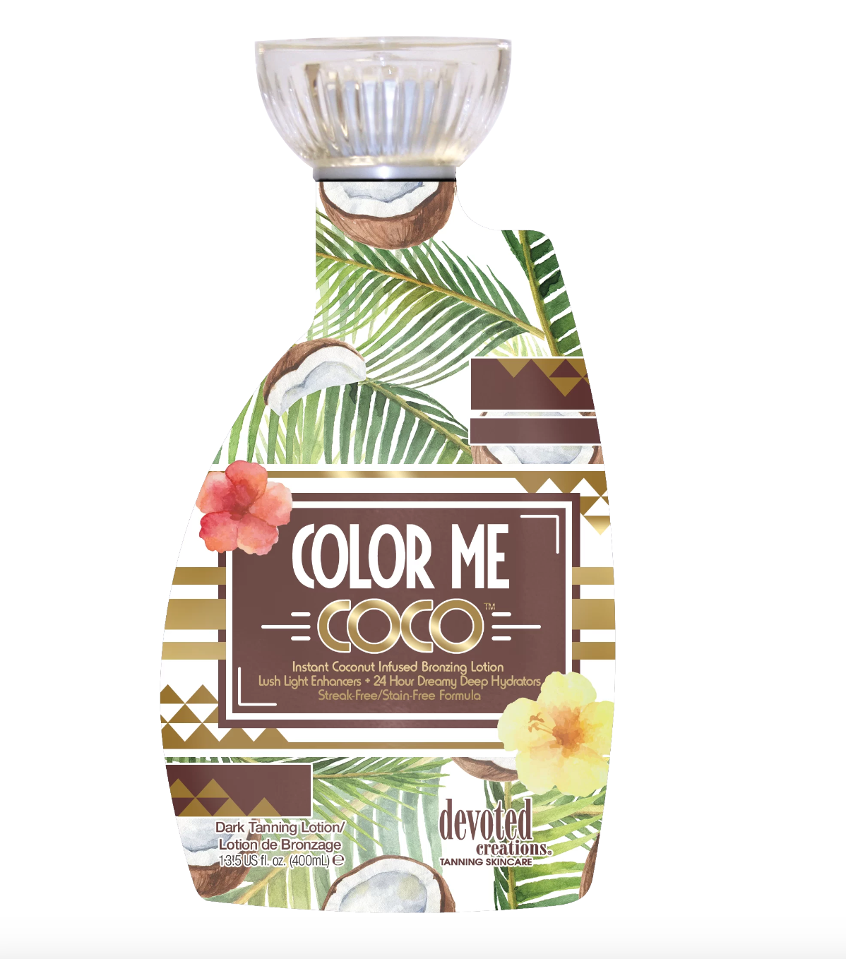 Devoted Creations Color Me Coco Bronzer Tanning Lotion 13.5 oz