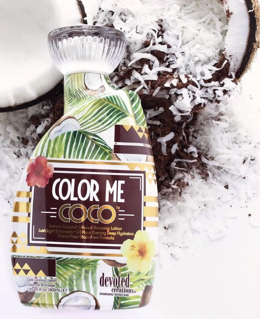 Devoted Creations Color Me Coco Bronzer Tanning Lotion 13.5 oz