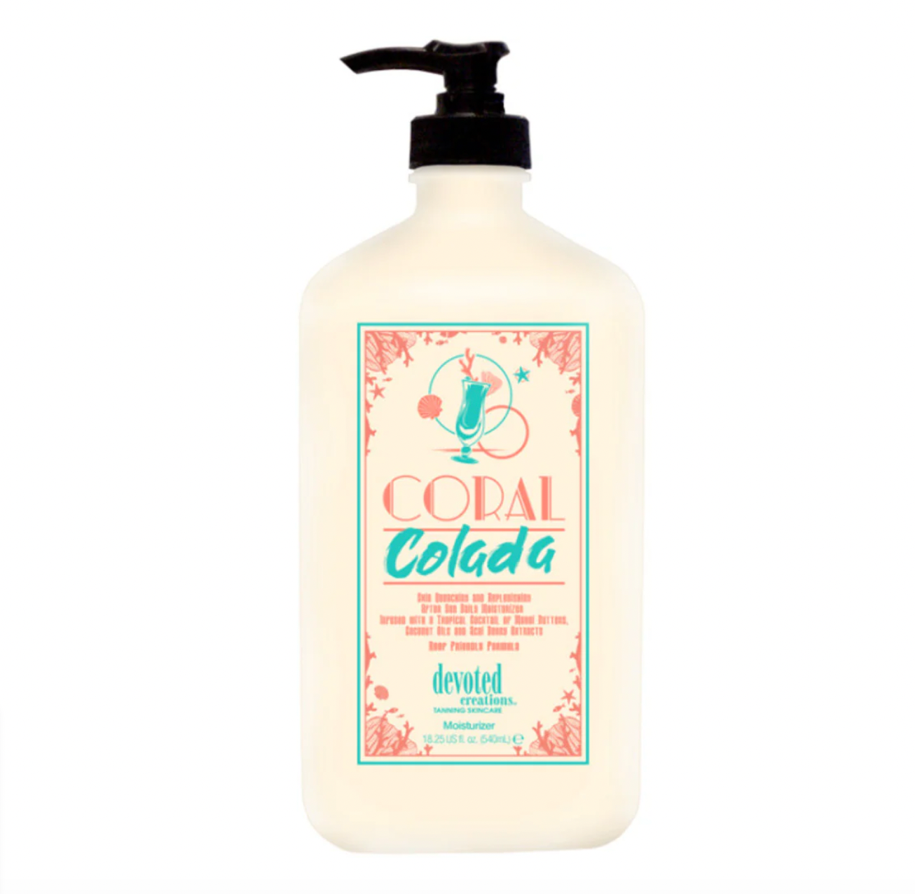 Devoted Creations Coral Colada Moisturizer 18.25 oz