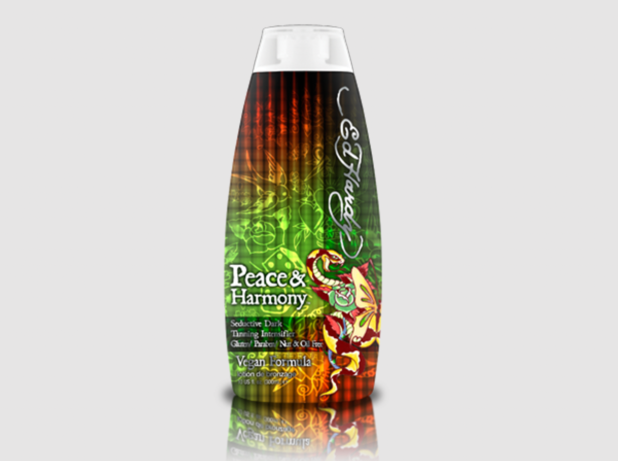 Ed Hardy Peace & Harmony Tanning Intensifier Bronzing Moisturizer Lotion 10 Oz