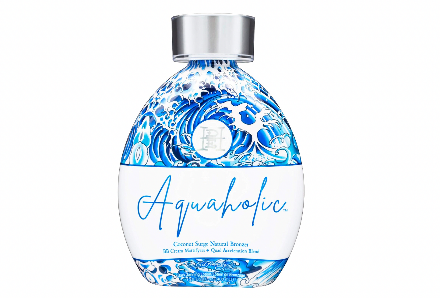 Ed Hardy Tanning Aquaholic - Coconut Surge Natural Bronzer Tanning Lotion 13.5 oz.
