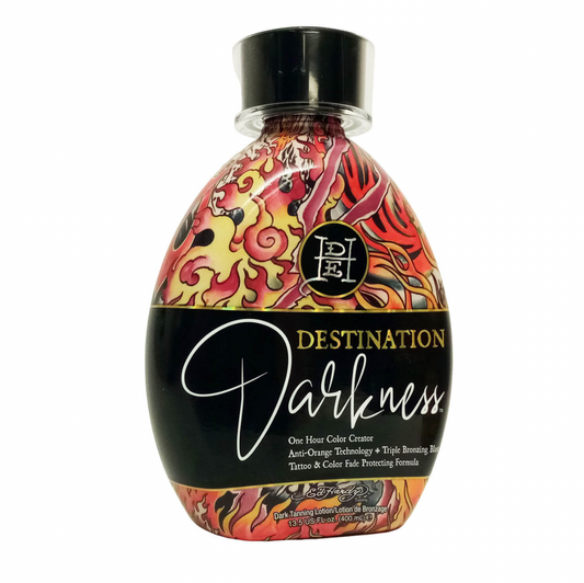 Ed Hardy Tanning Destination Darkness - One Hour Color Creator Anti-Orange Dark Tanning Lotion 13.5 oz.