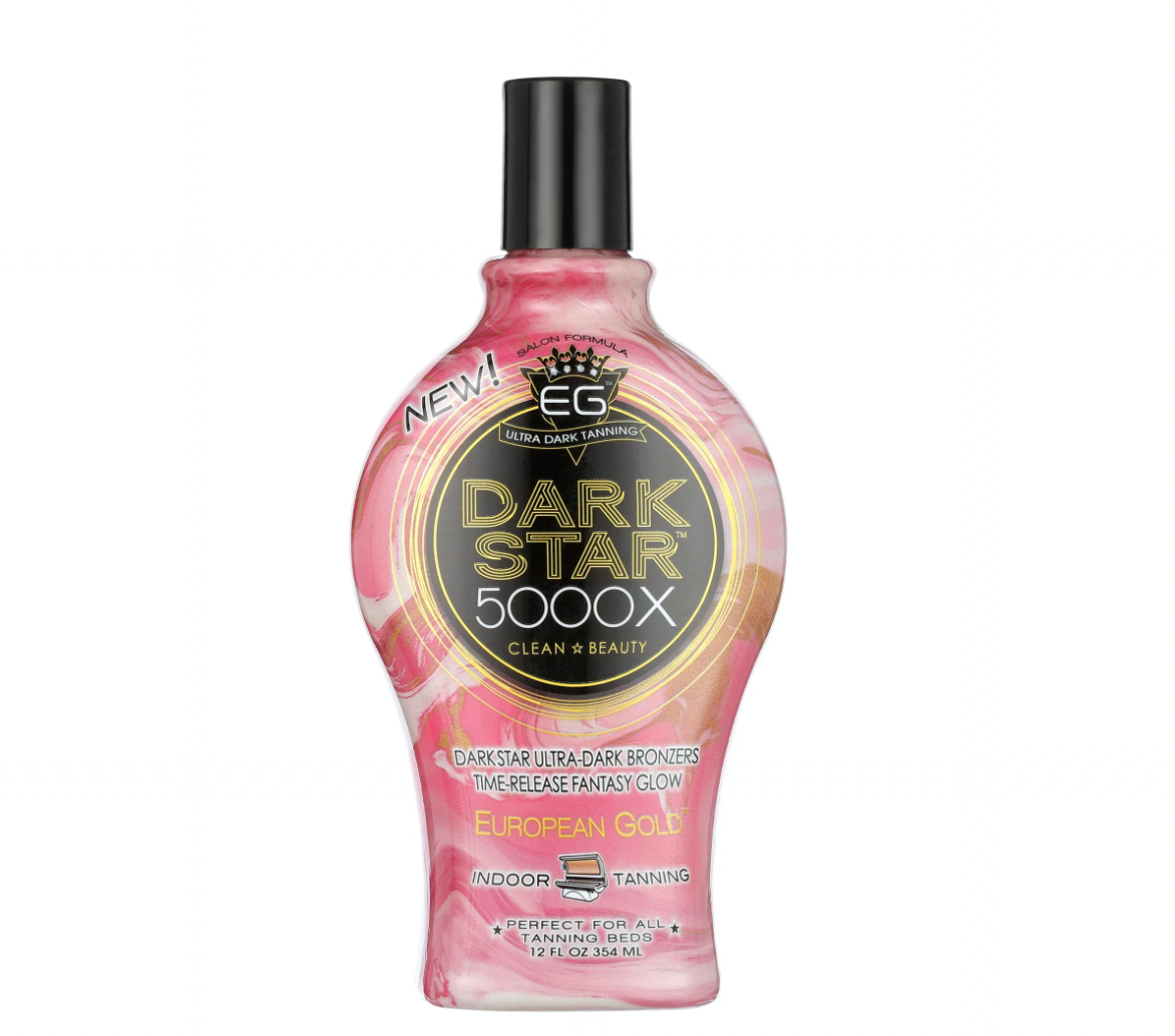 European Gold Dark Star 5000X Indoor Tanning Lotion, 12 oz