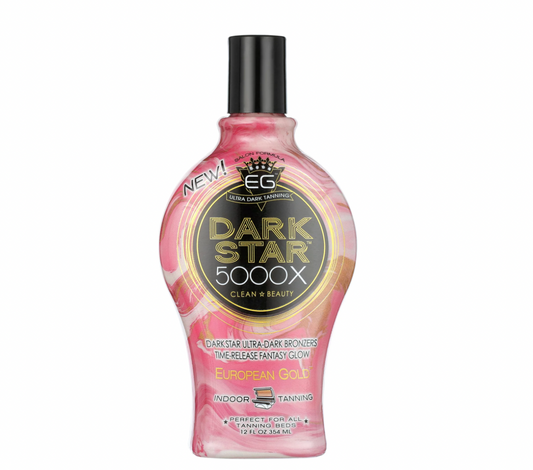 European Gold Dark Star 5000X Indoor Tanning Lotion, 12 oz