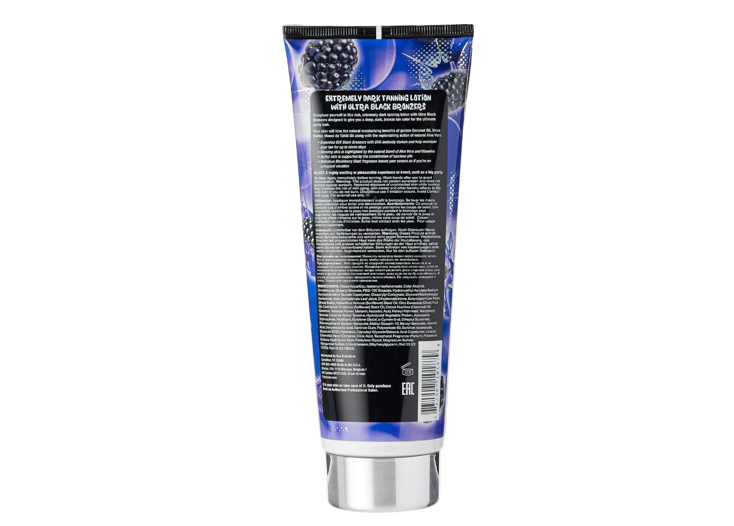 Fiesta Sun Blackberry Blast Dark Tanning Lotion