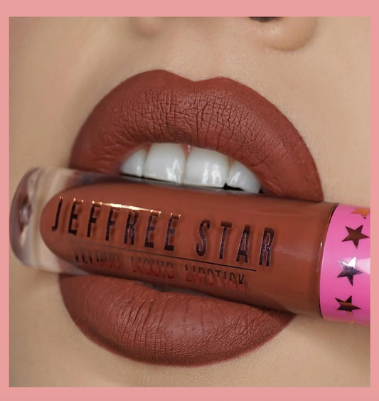 Jeffree Star Cosmetics Velour Liquid Lipstick in Leo Honey Brown with a Matte Finish