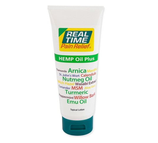 Real Time Pain Relief Hemp Oil Plus - 3oz Tube