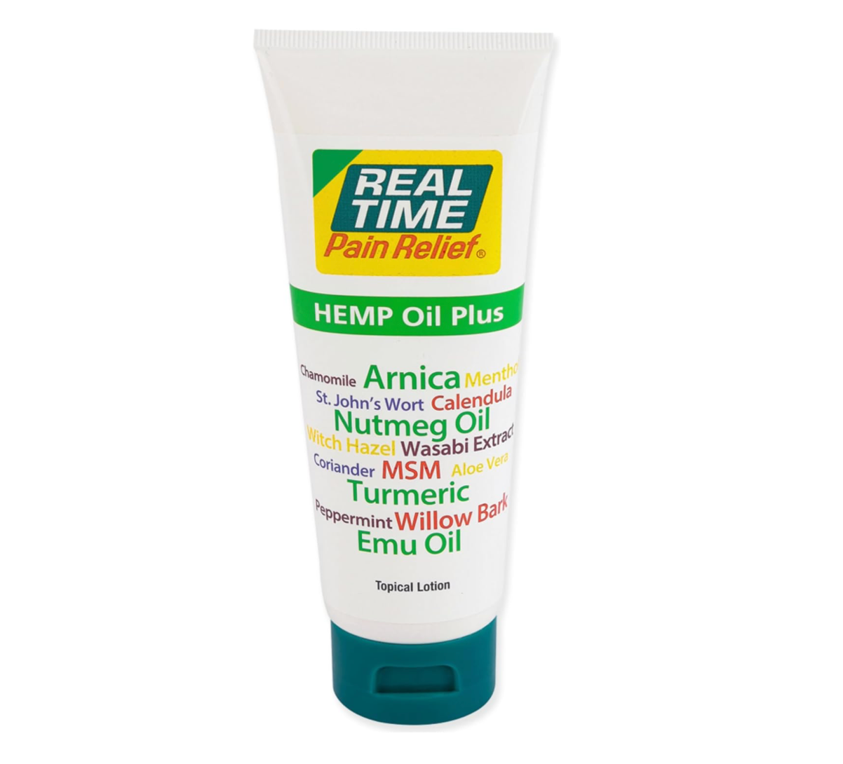 Real Time Pain Relief Hemp Oil Plus - 4oz Tube