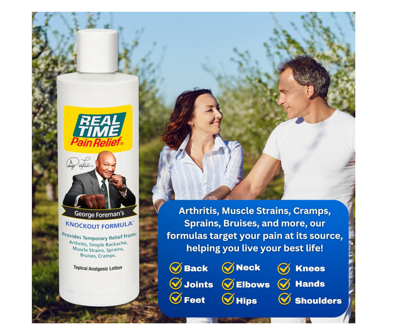 Real Time Pain Relief Knockout Formula - 16oz Bottle