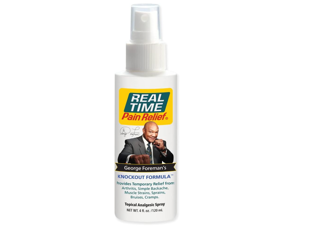 Real Time Pain Relief Knockout Formula - 4oz Spray