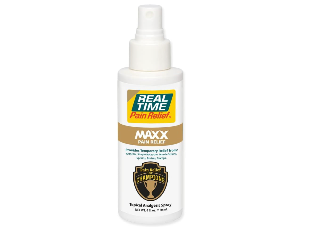 Real Time Pain Relief MAXX - 4oz Spray
