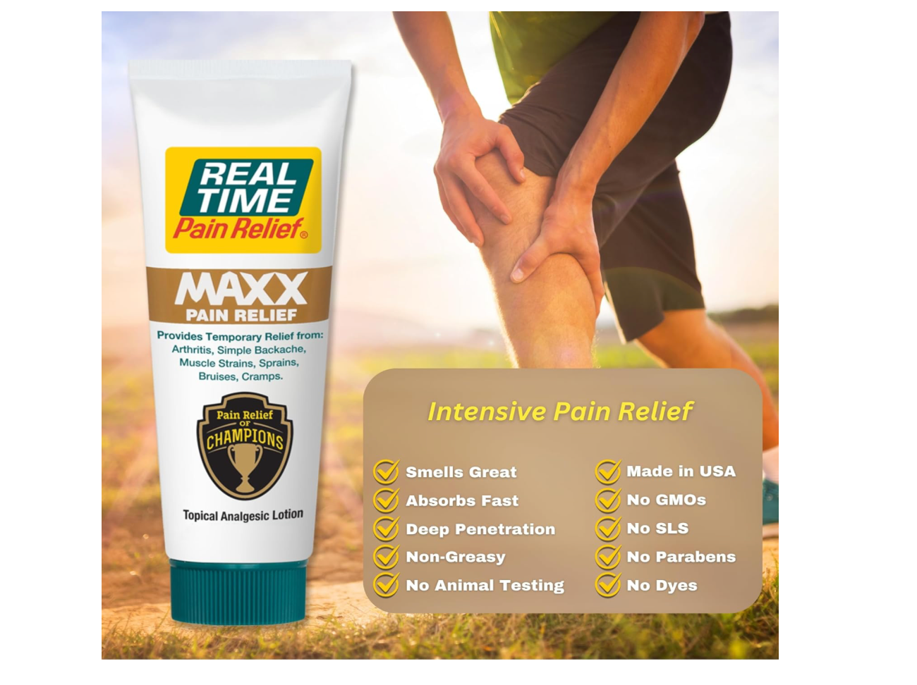 Real Time Pain Relief MAXX - 5oz Tube