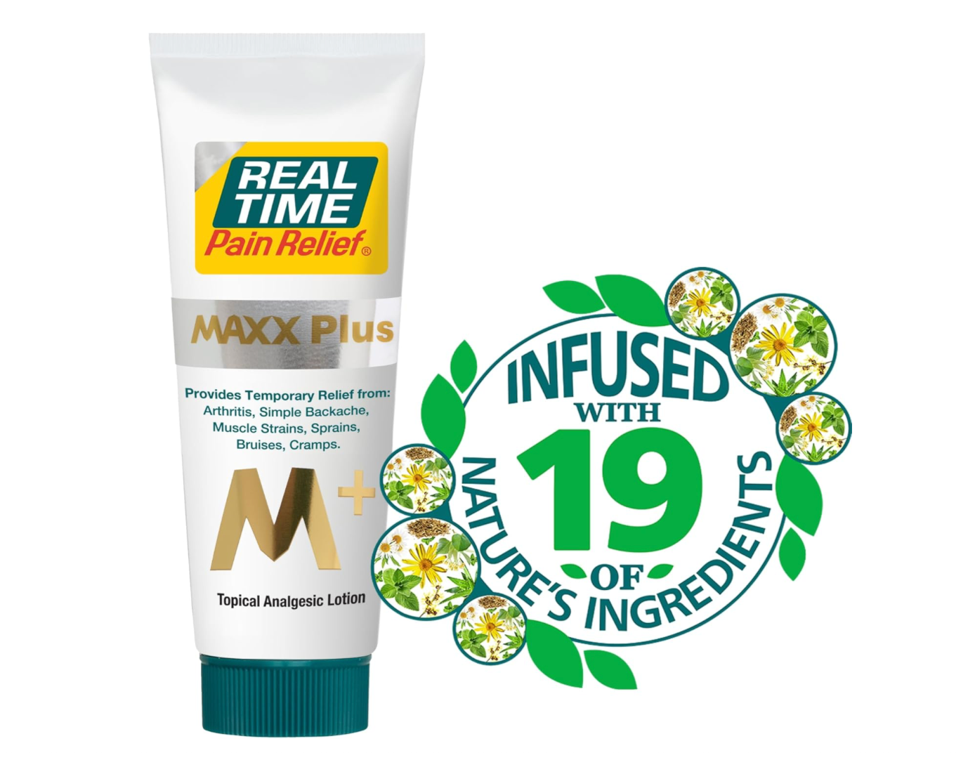 Real Time Pain Relief MAXX Plus - 3oz Tube
