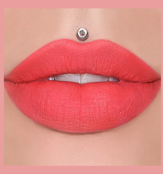 Jeffree Star Cosmetics Velvet Trap Pigment-Rich Lip Color with a Luxurious Velvet-Matte Texture Lipstick (Watermelon Soda, Medium)