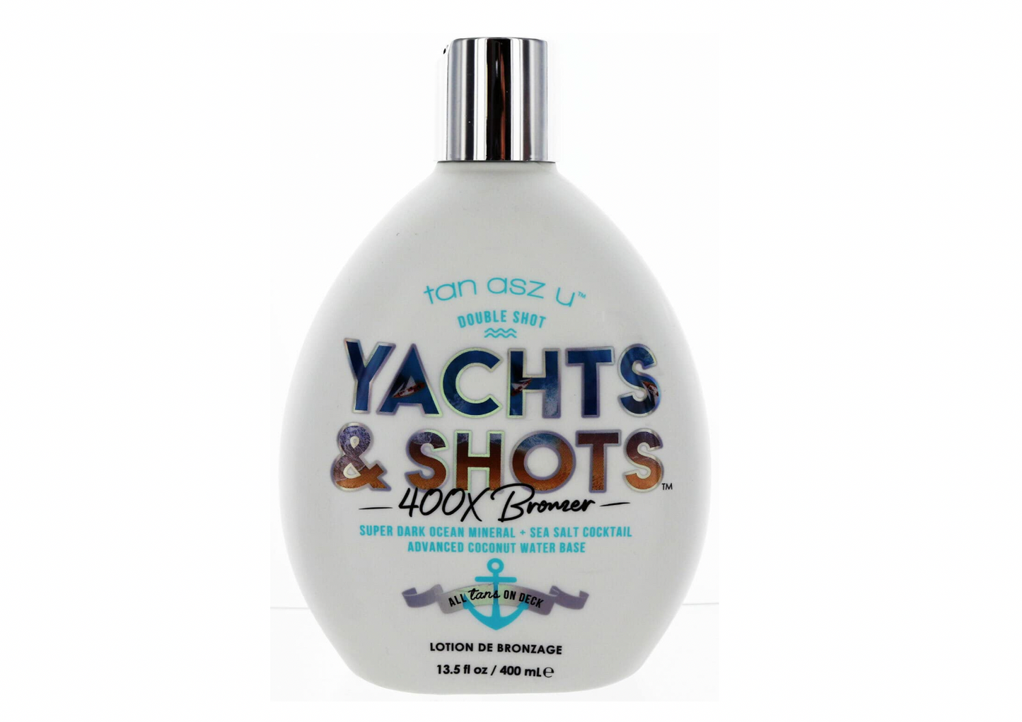 Yachts & Shots 400X Double Shot Bronzer Super Dark Ocean Mineral & Sea Salt Cocktail 13.5oz