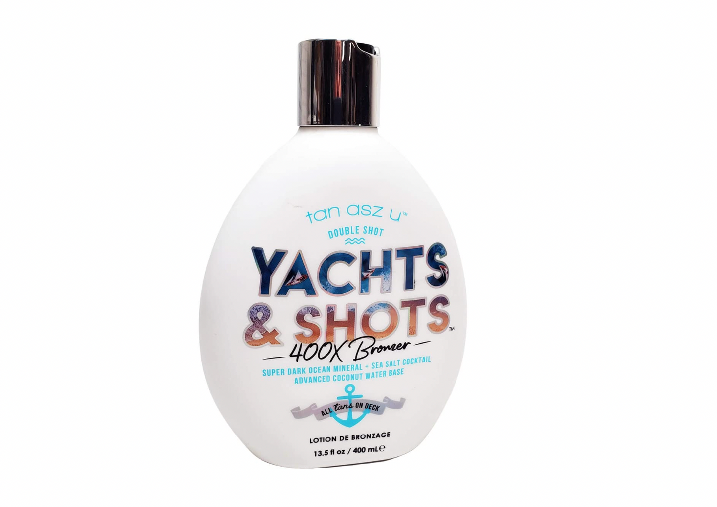 Yachts & Shots 400X Double Shot Bronzer Super Dark Ocean Mineral & Sea Salt Cocktail 13.5oz